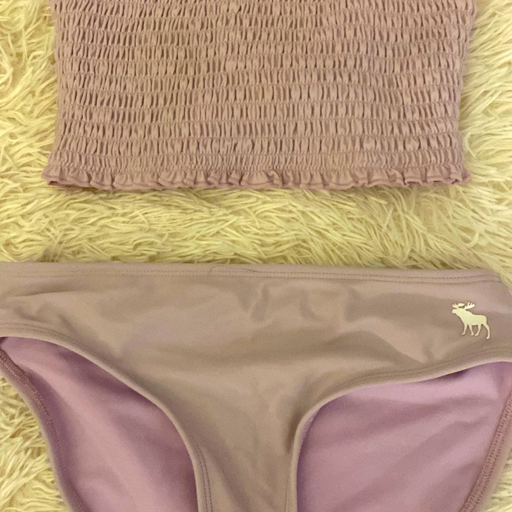 Barley worn Abercrombie kids swim bikini. Super cute
